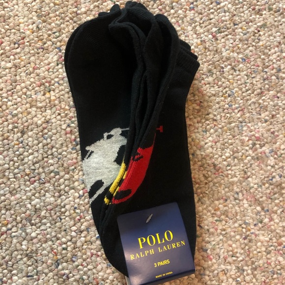 π Polo Ralph Lauren Big Pony Socks 3 Pack - Picture 4 of 6